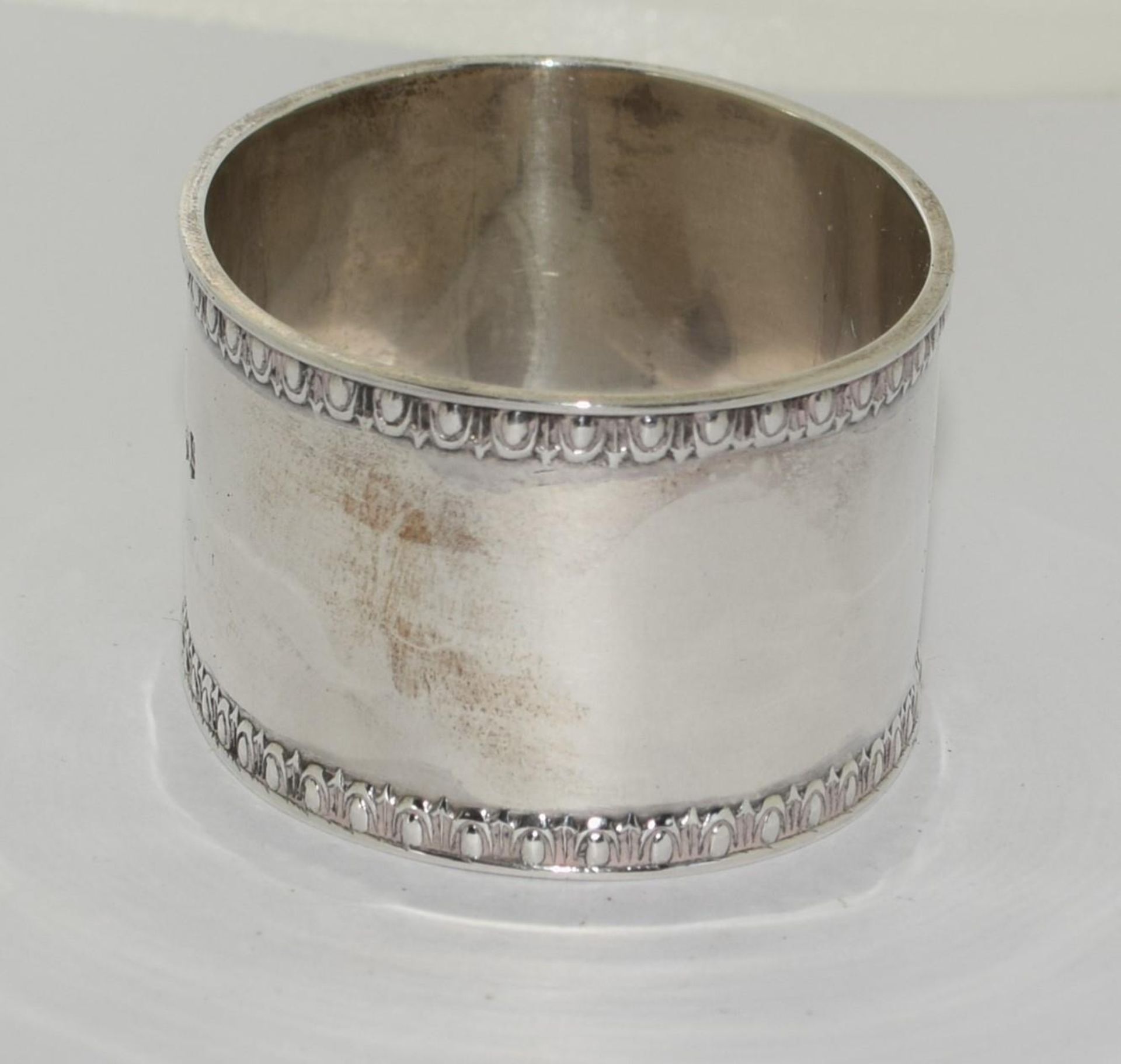 Silver Nap Kin ring in original presentation box - Image 3 of 5