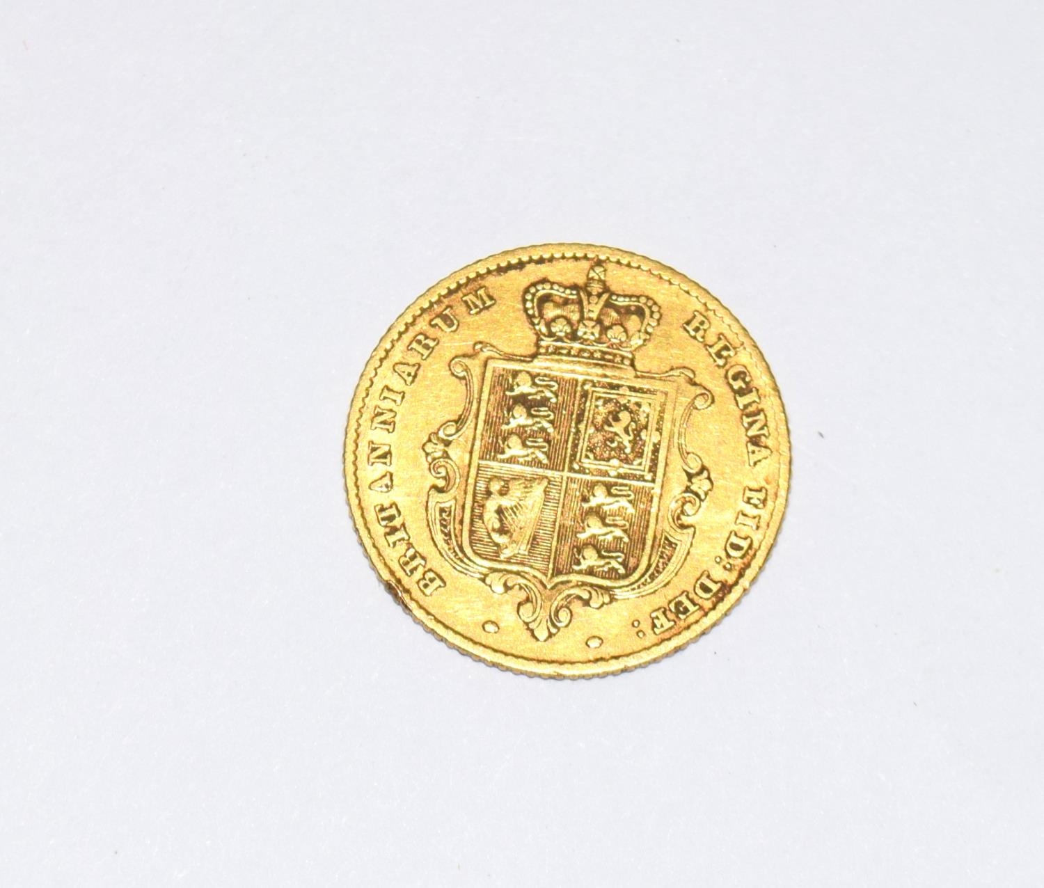 Victorian 1844 1/2 sovereign - Image 3 of 3