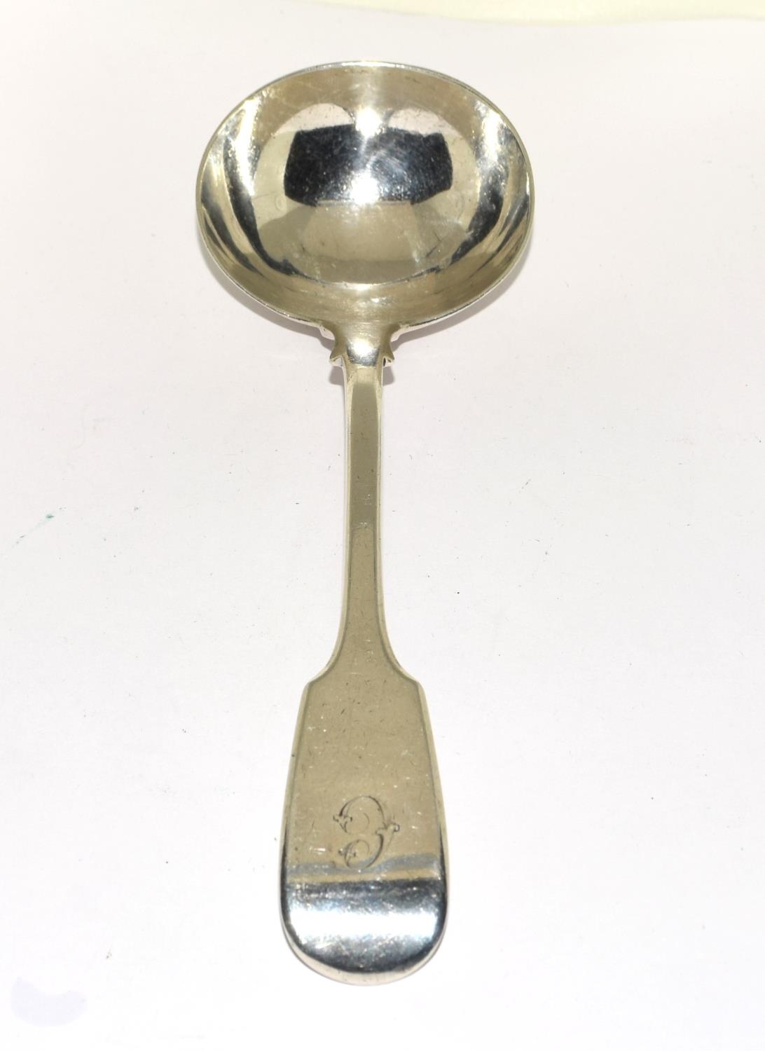 Silver hall marked Soup ladle 70g