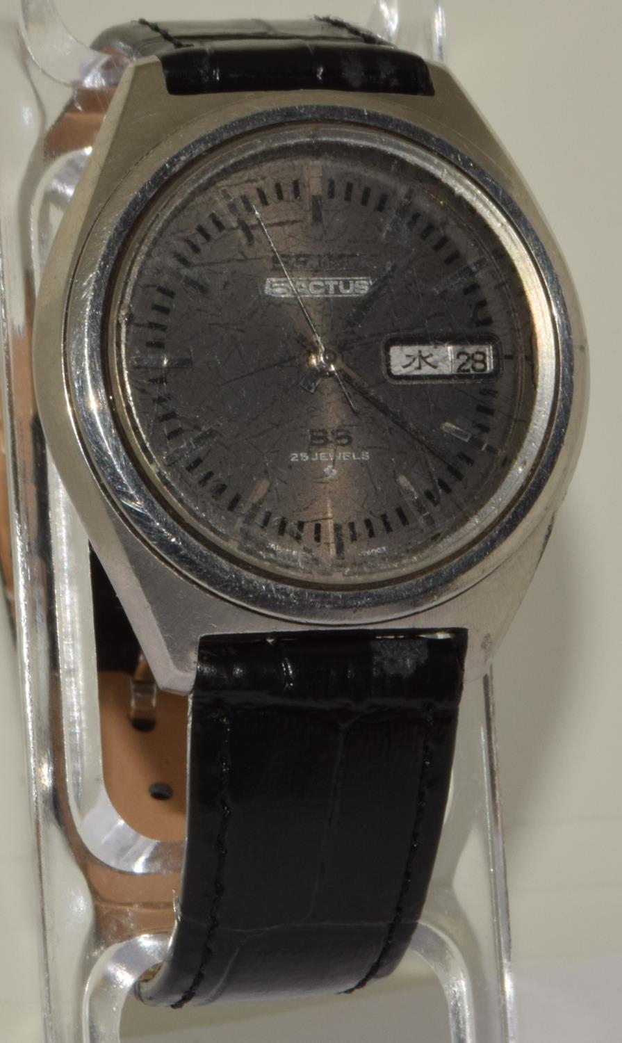 Seiko 5 Actus Automatic 25 jewels no 6102-7490, serial number dates this model to Jan 1971 on - Bild 7 aus 8