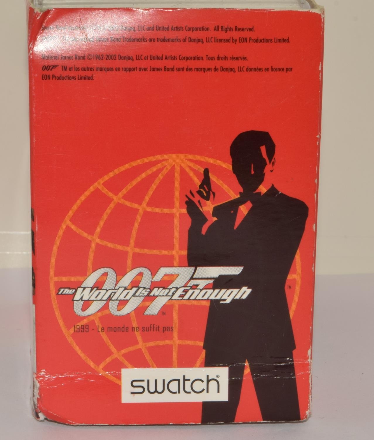 Vintage Swatch Irony James Bond 007 The World is not Enough 40th anniversary chronograph. New - Image 7 of 7