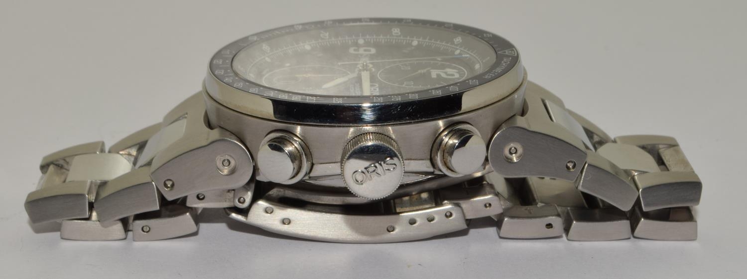 Oris Williams Formula 1 gents automatic chronograph ref:7563. In good clean working order. (ref:34) - Image 3 of 6