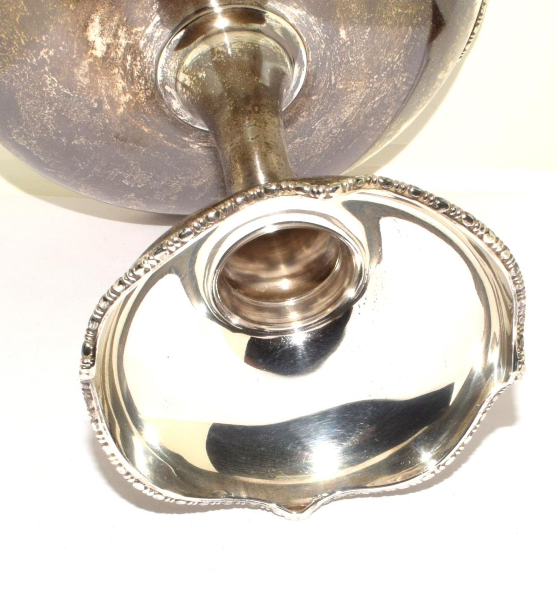 925 sterling silver pedestal center table bowl 220g - Image 5 of 6