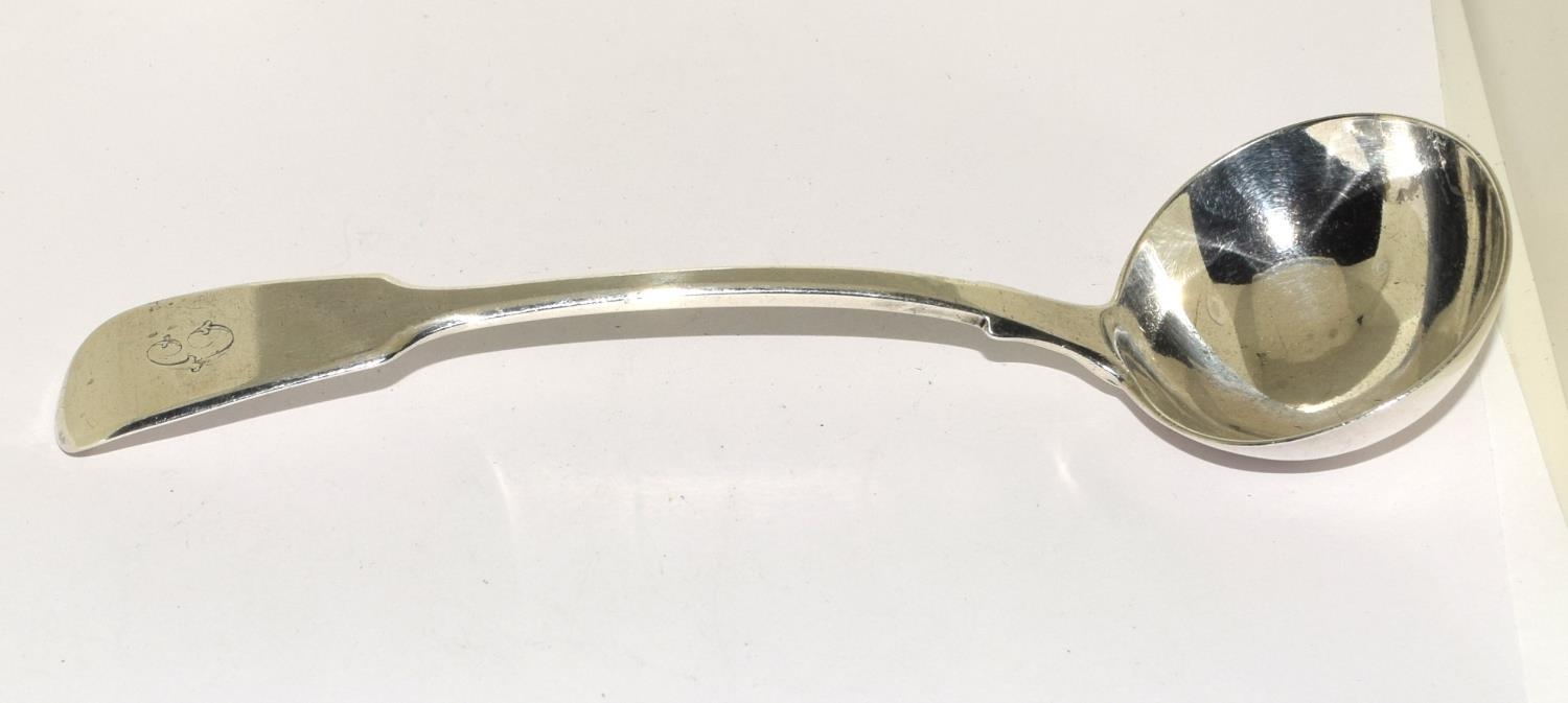 Silver hall marked Soup ladle 70g - Image 2 of 6