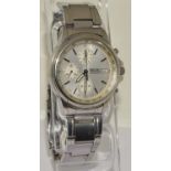 Seiko Chronograph ref 7T92-0BA0 on stainless steel strap working when catalogued (ref:3)