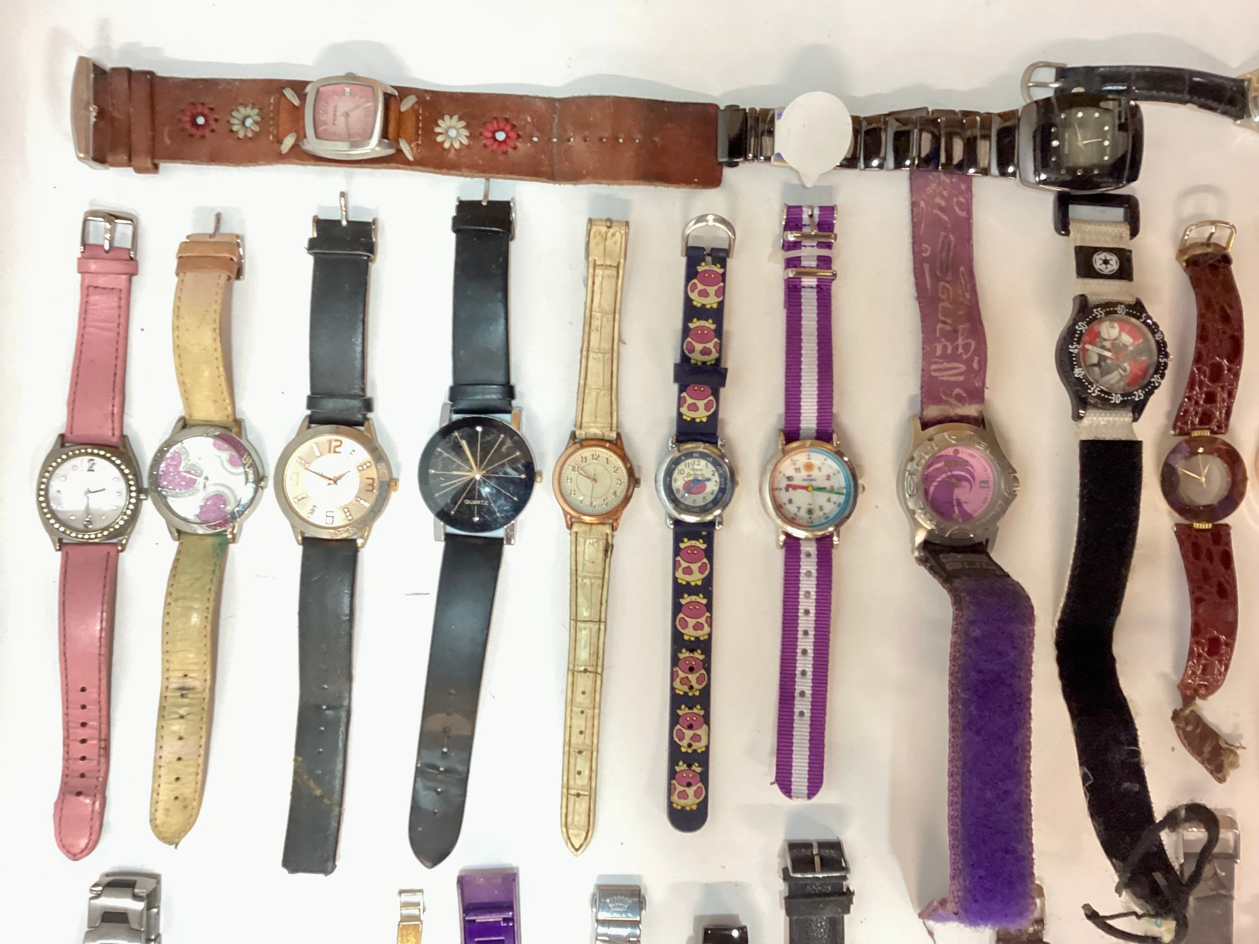 A large collection of ladies and kids wristwatches. - Image 2 of 7