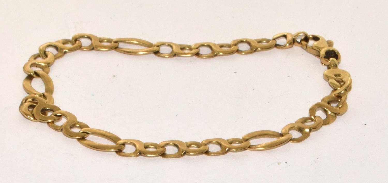 9ct gold bracelet 20cm long 6g - Image 5 of 5