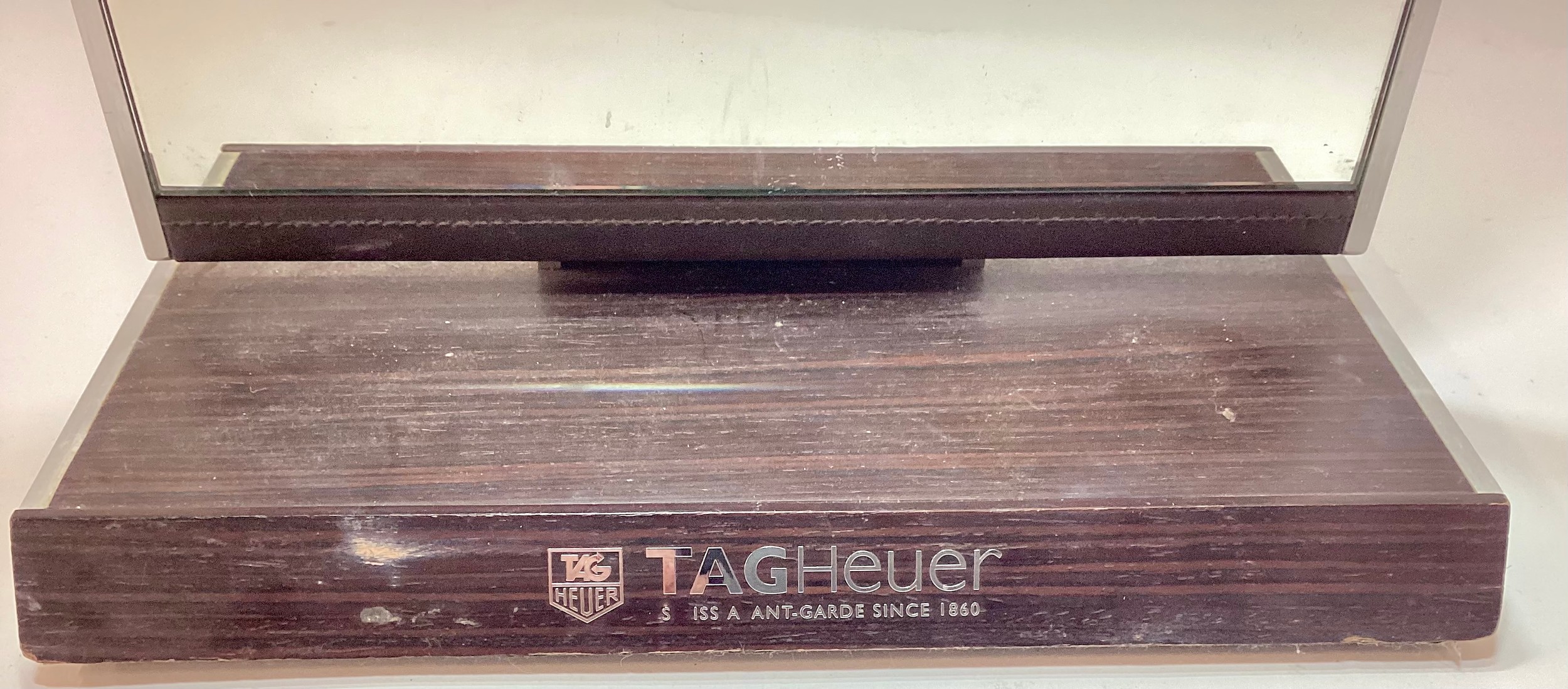 Genuine Tag Heuer dressing table mirror on revolving base 37x26x16cm - Image 3 of 6