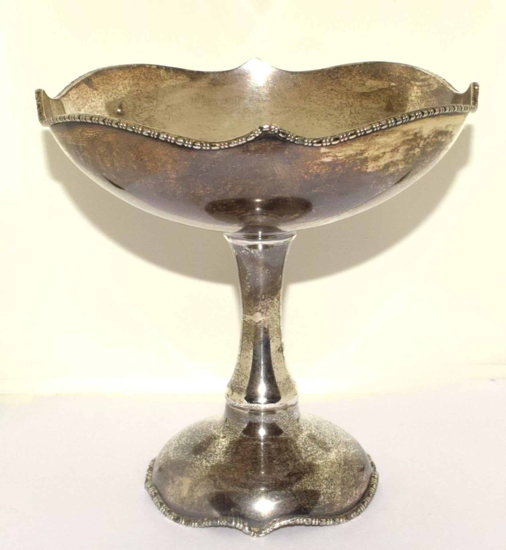 925 sterling silver pedestal center table bowl 220g