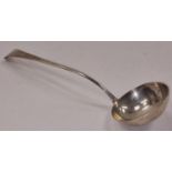 925 silver large serving ladle 33cm long 147g