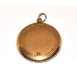 9ct gold ladies small size compact fob total 14g