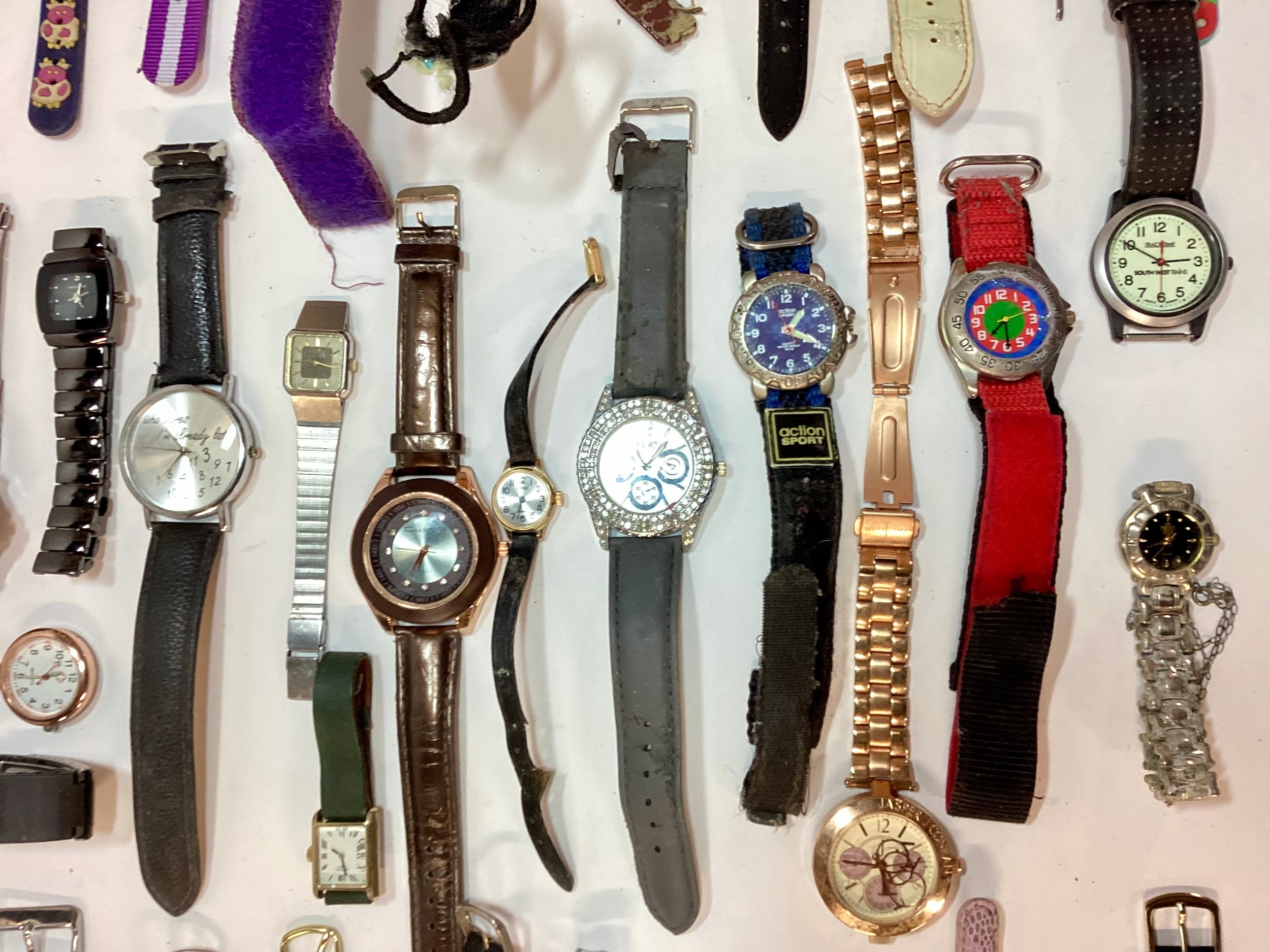 A large collection of ladies and kids wristwatches. - Image 4 of 7