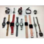 A collection of digital and smart watches. All offered untested though some seen working at time