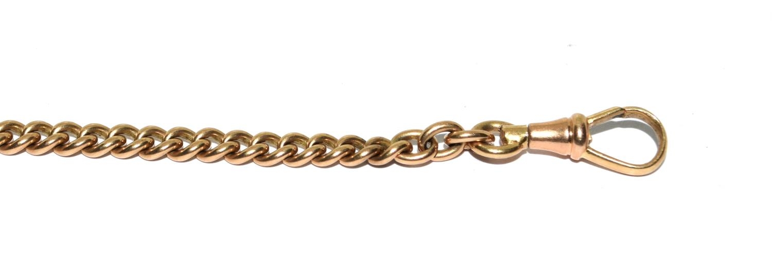 High value gold watch chain with Indian markings 24cm long 21g - Image 3 of 5