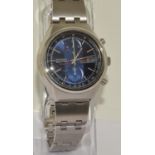 Rare vintage Seiko 5 Sports Speedmaster 'Holy Grail' Blue Panda 6138-8010. The most desirable and