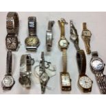 Collection of 12 vintage Seiko mechanical ladies watches. All working at time of listing. (ref:28)