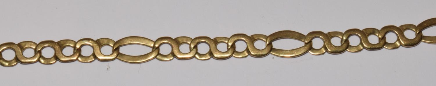 9ct gold bracelet 20cm long 6g - Image 3 of 5