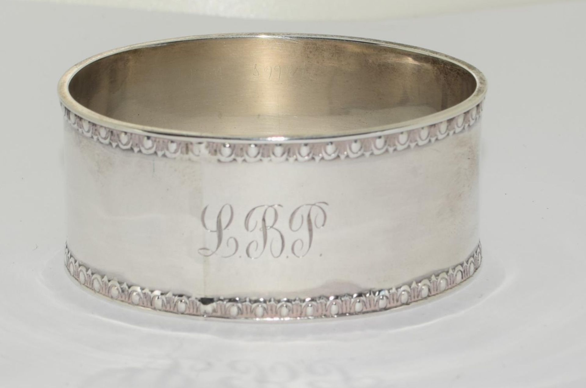 Silver Nap Kin ring in original presentation box - Image 4 of 5