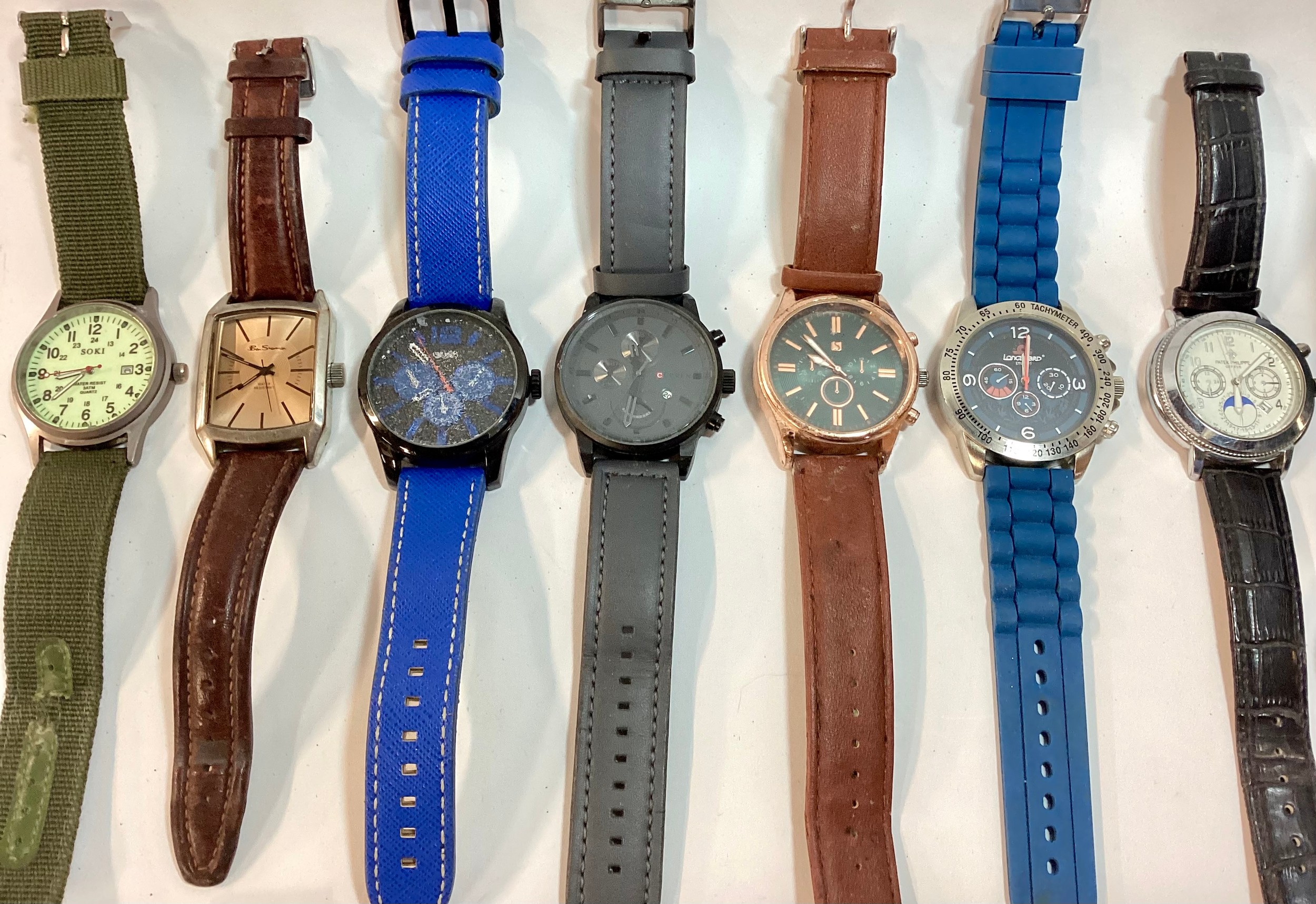 A large collection of gents watches, all offered untested - Image 2 of 5
