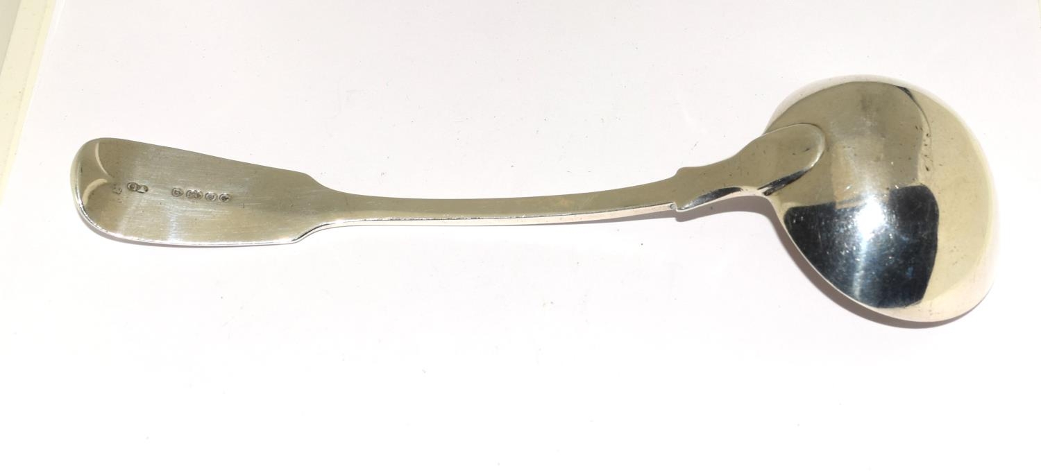 Silver hall marked Soup ladle 70g - Image 5 of 6