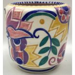 Poole Pottery shape 861 GL pattern vase decorated by Ruth Pavely 5" high.