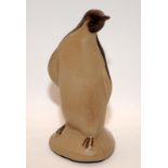 Poole Pottery Stoneware small Penguin designed & modelled by Tony Morris 5.4" high.