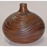 Poole Pottery interest Guy Sydenham large onion vase 5" high.