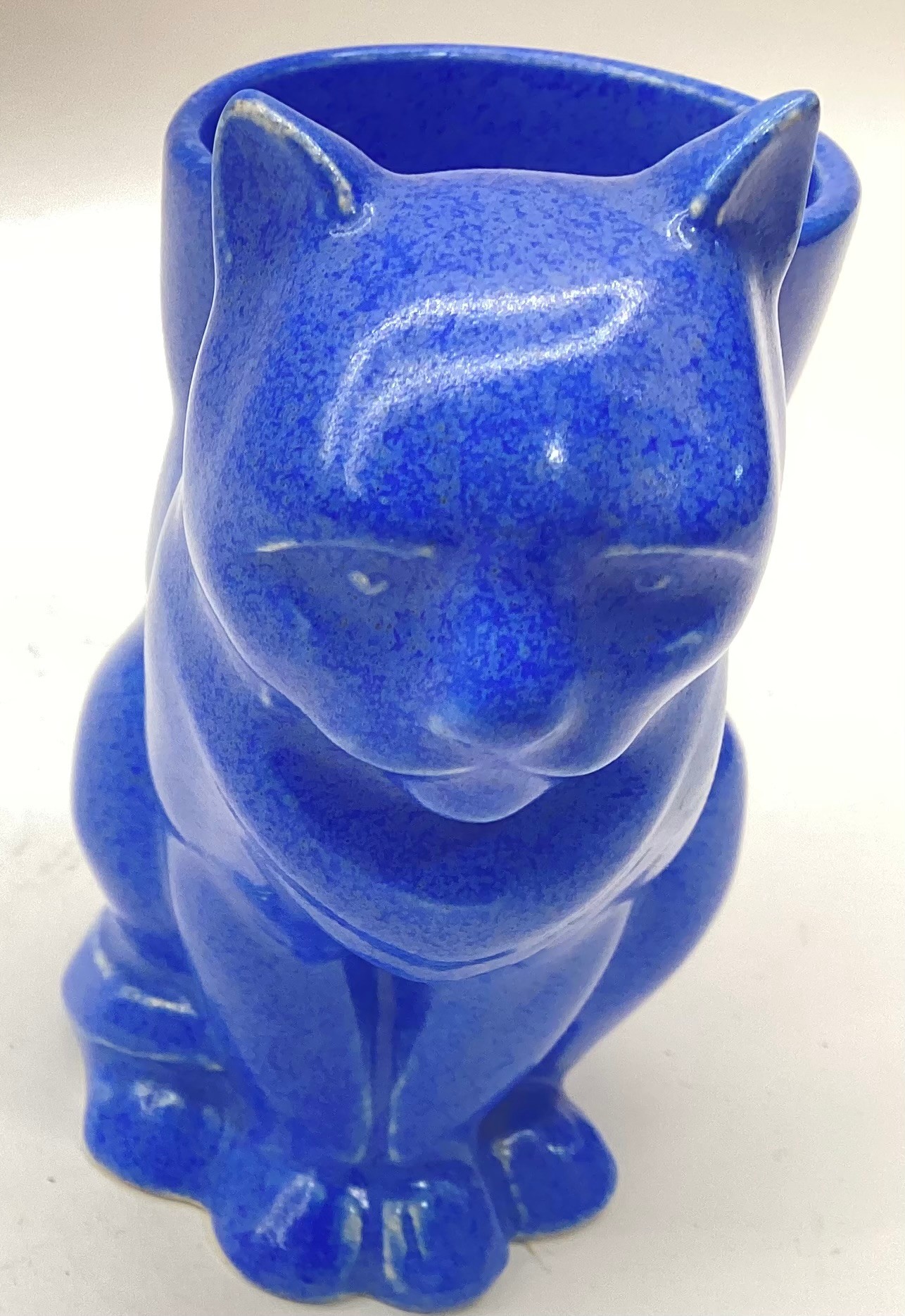 Poole Pottery rare and hard to find cat Egg cup.