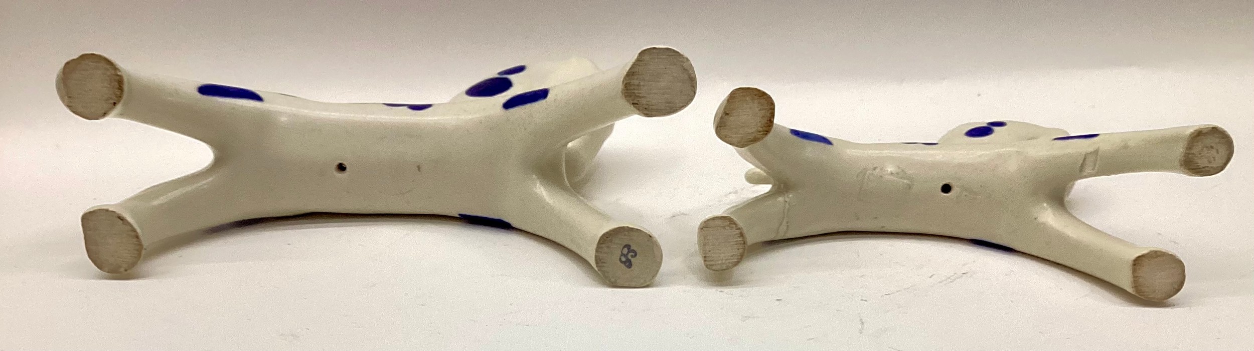 Poole Pottery spotty rocking horse together with one other small, both a/f (2) - Image 4 of 4
