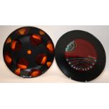 Poole Pottery 10.25" dia boxed galaxy plate, together with a limited edition 10.25" dia Millennium