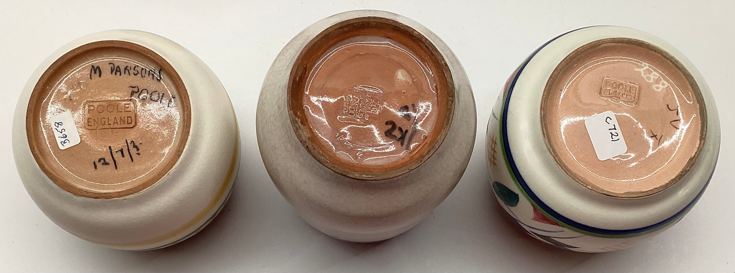 Poole Pottery Carter Stabler Adams KZ pattern lidded pot, together with a shape 288 JV pattern - Image 5 of 5