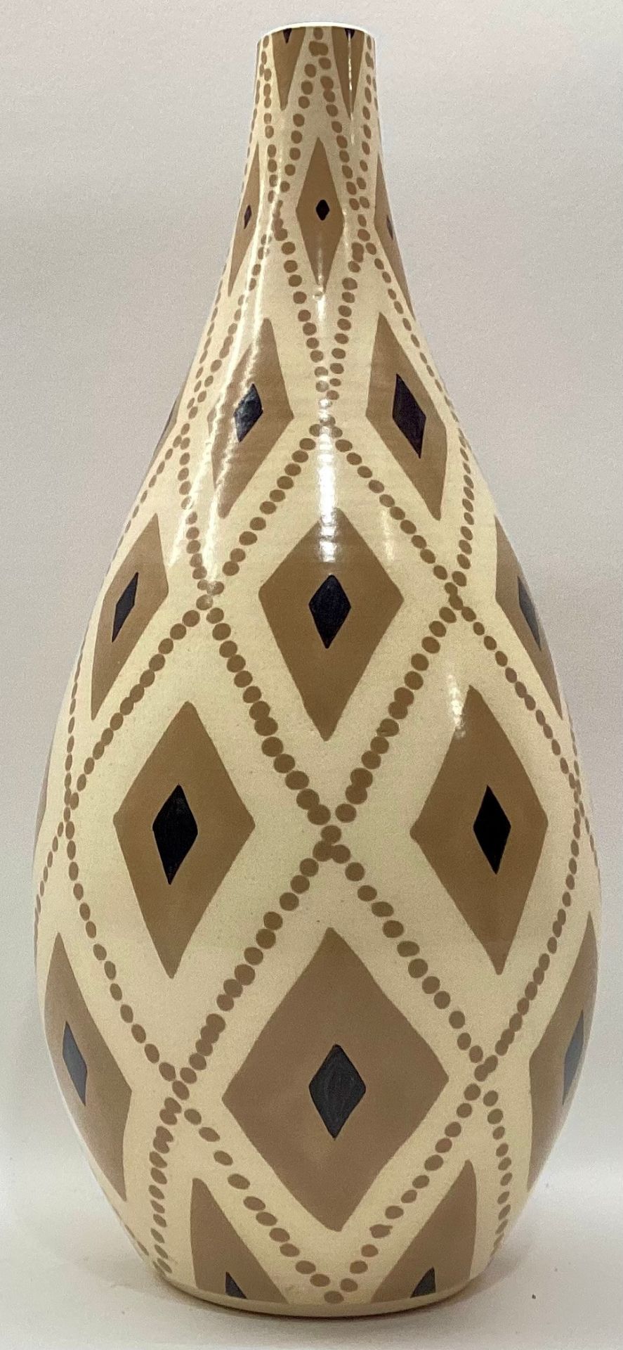 Poole Pottery large vase thrown by Alan White & decorated by Nikki Massarella fully marked and - Image 2 of 4