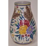 Poole Pottery shape 337 ZW pattern large vase 9.75" high.