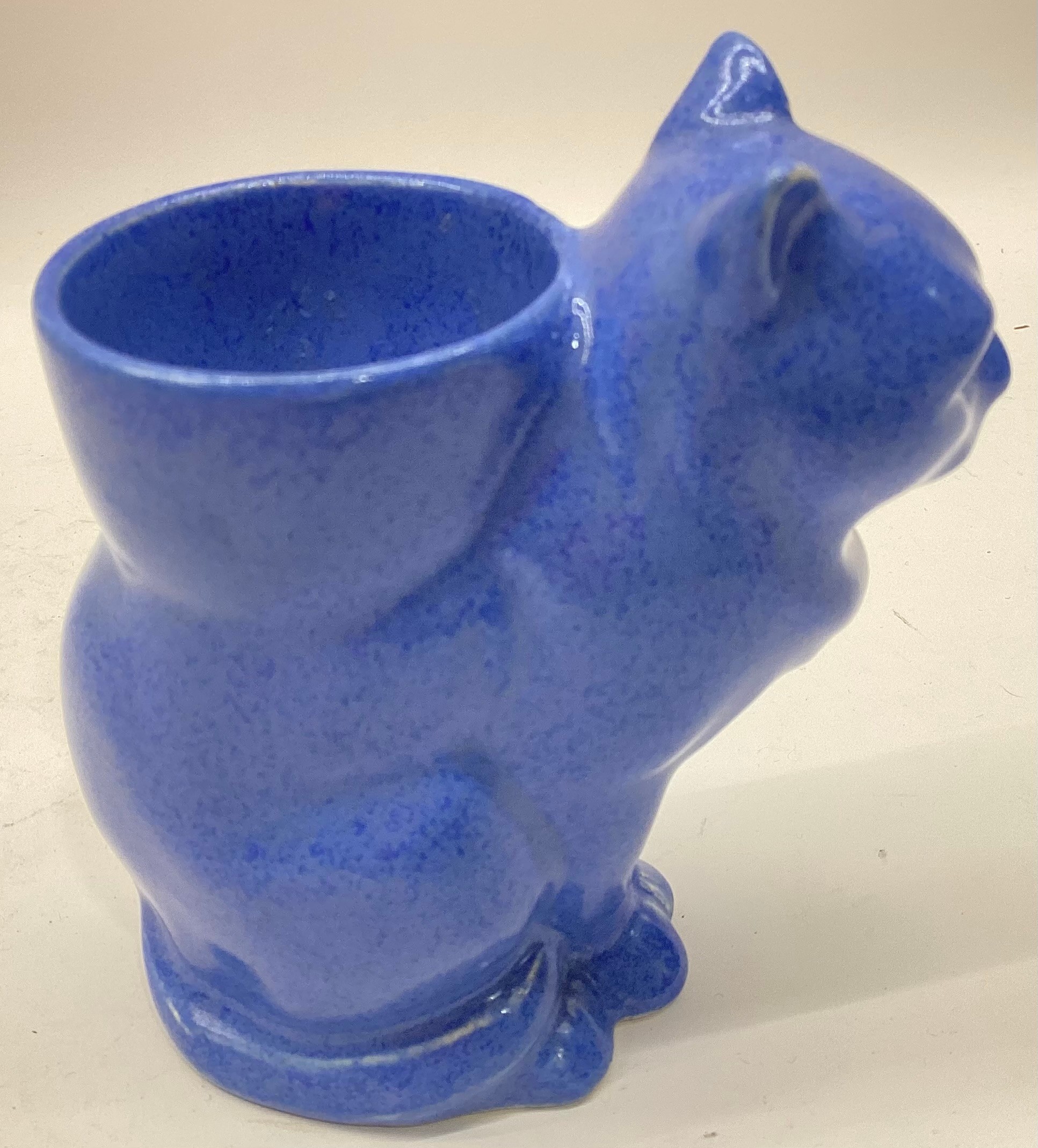 Poole Pottery rare and hard to find cat Egg cup. - Bild 2 aus 5