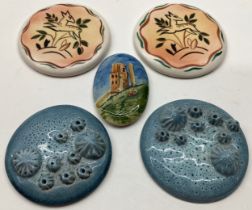 Poole Pottery small plaques by Alan White, Jane Brewer & Nikki Massarella (5)