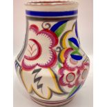 Poole Pottery shape 267 VR pattern vase 5.5" high.