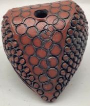 Poole Pottery Atlantis pen holder / bud vase A2/1 by Guy Sydenham.