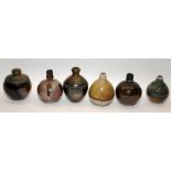 Poole Pottery interest Guy Sydenham miniature vases (6)