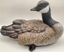 Poole Pottery Stoneware acrylic painted large limited edition Canada Goose, fully marked & signed to