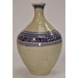Poole Pottery Carter & Co vase with geometric design 8.5" high.