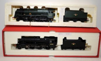 Unboxed OO gauge locomotive Royal Scot 4-6-0 Old Contemptibles c/w unboxed Stainer 5MT 4-6-0 BR Blac
