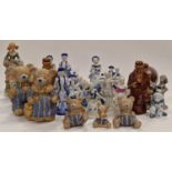 A large collection of porcelain ornaments/figurines.