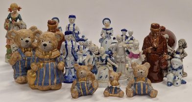 A large collection of porcelain ornaments/figurines.
