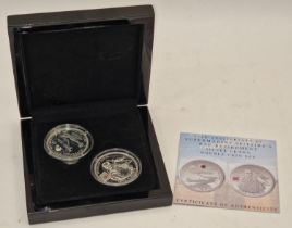 Supermarine Spitfire Silver coin presentation pack of proof coins with certificate