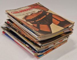 A collection of vintage adult magazines. Various companies. Approx 30 in lot.