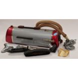 Elin Matador Perfect vintage electric vacuum cleaner with accessories.