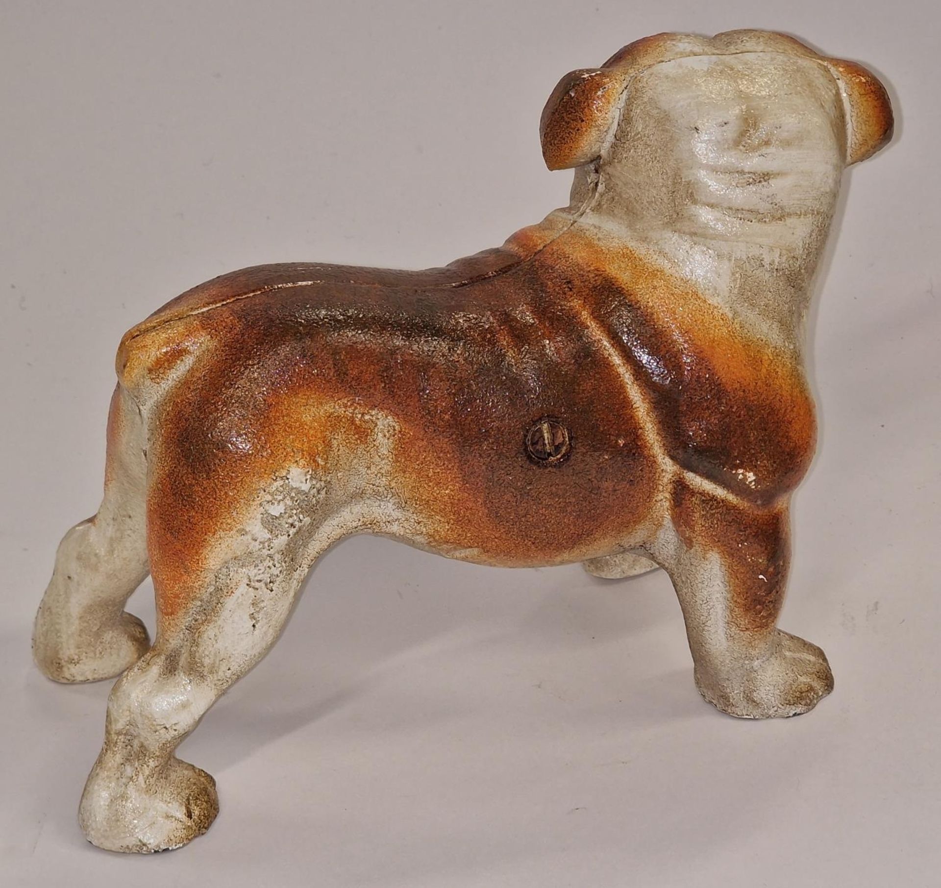 A cast bull dog. - Image 2 of 3