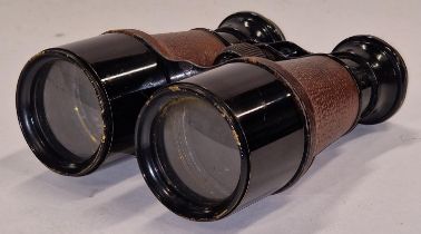 Pair of vintage Achromatic French War Office binoculars.