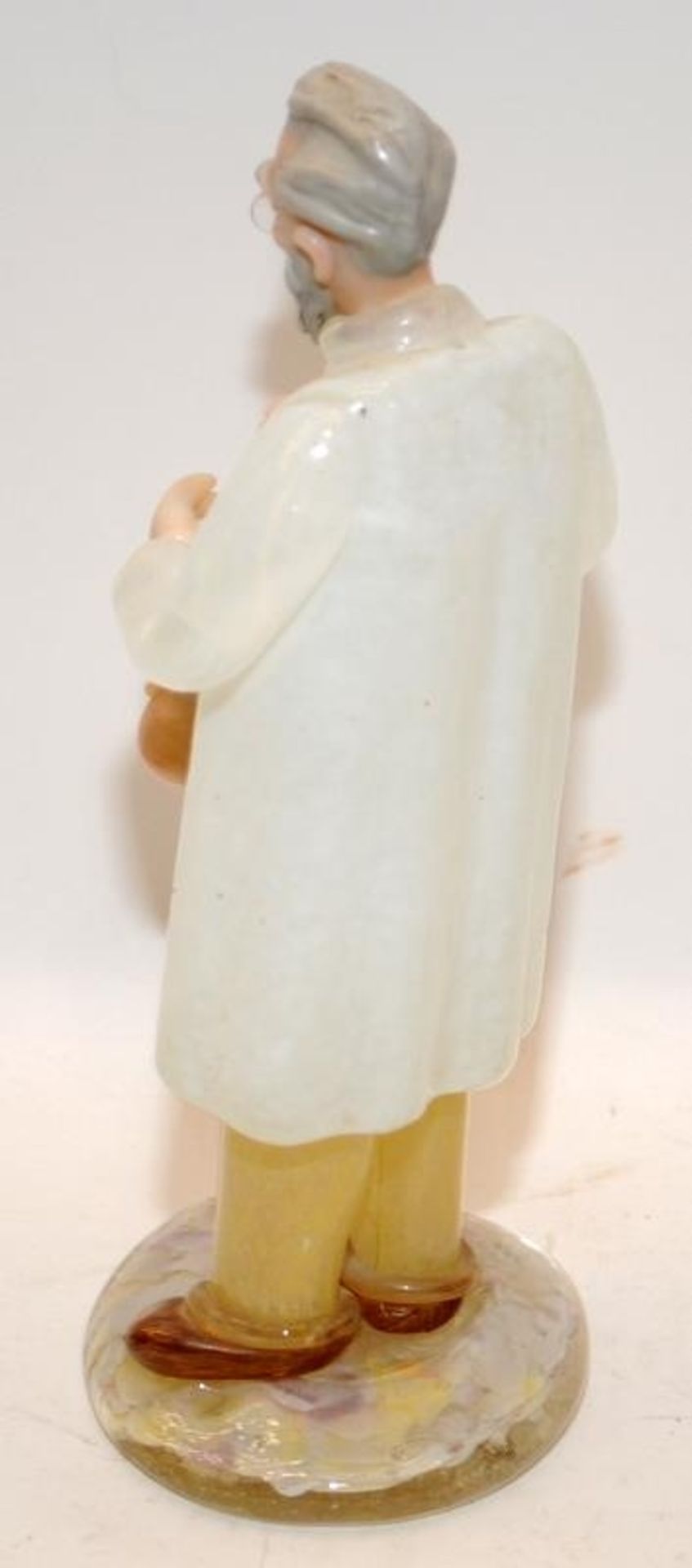 Rare Obstetrician with new born baby glass figure by Miloslav Jenku for Zelezny Brod Glassworks. Was - Image 3 of 4