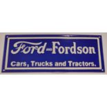 A Fordson enamel sign